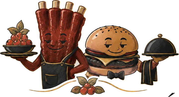 Mascotes do Guaraná BBQ